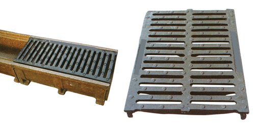 SFERO DÖKÜM 125x500x25 MM. ÇERÇEVESİZ KANAL IZGARASI — Şanlı Döküm Gaziantep